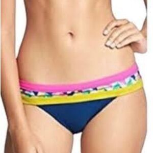 BCA by Rebecca Virtue Chevron Print Bikini Bottoms Size Small  swim bathing suit